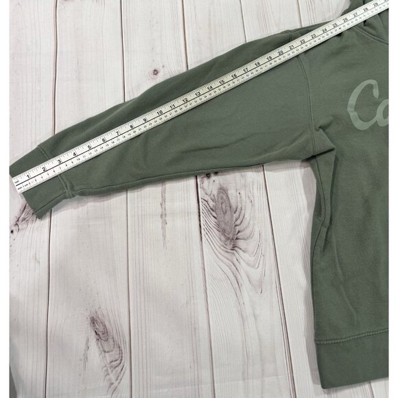 CABELA Hoodie Womens Size XL Green Logo Pullover Sweatshirt Outdoor Cozy - Picture 6 of 9